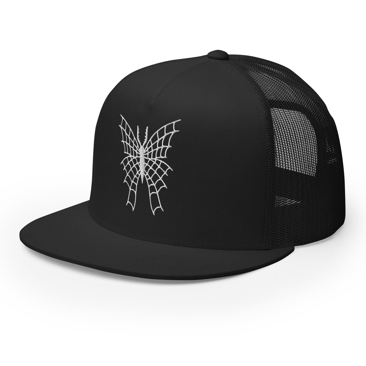 original spiderweb cobweb butterfly trucker cap snapback hat by charlotte rose