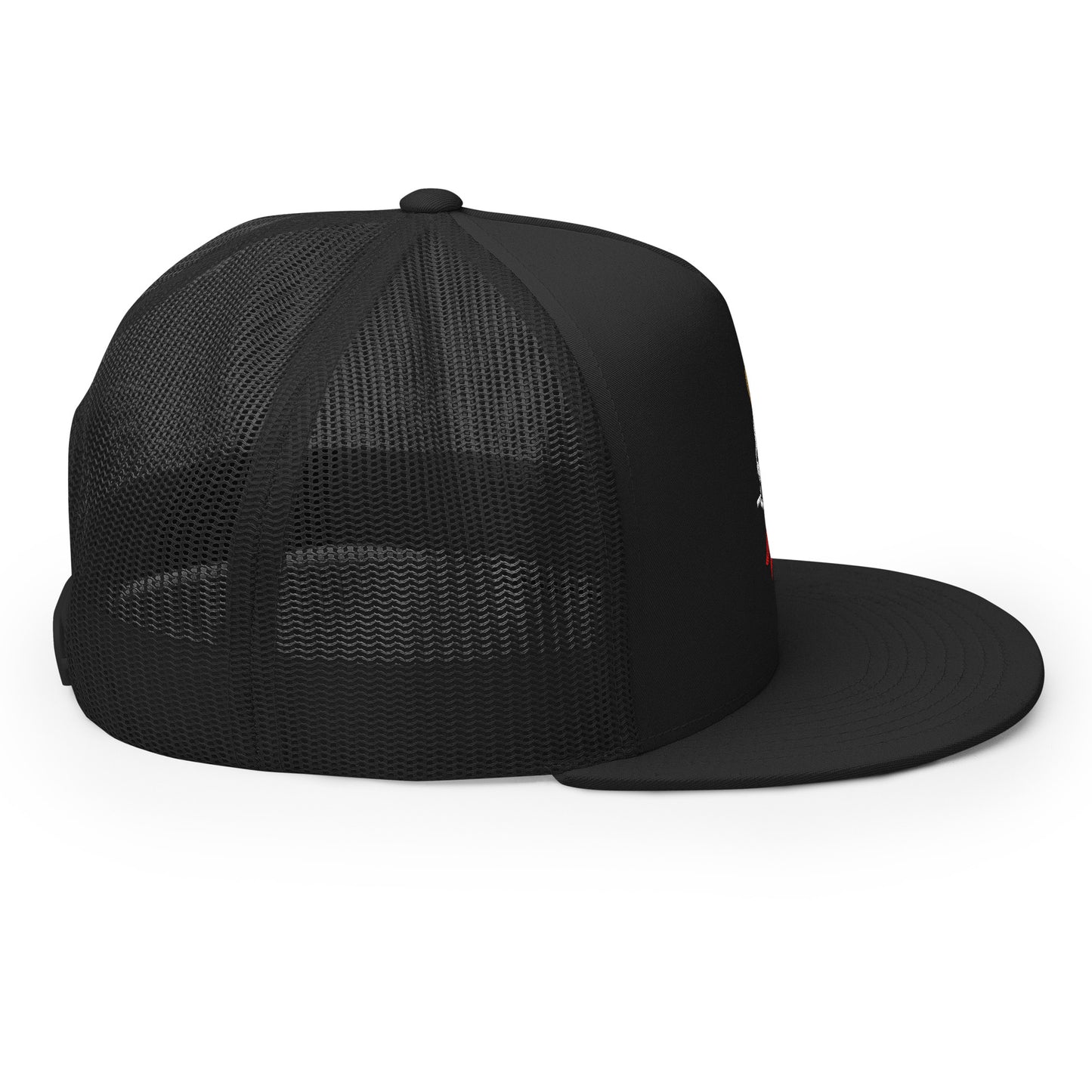 original cowboy smoking skull trucker cap snapback hat by charlotte rose