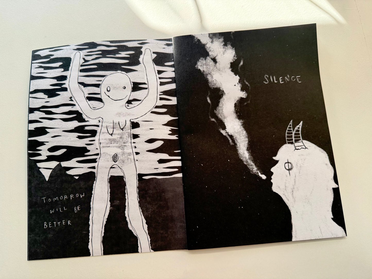 The Space Inbetween - Art Book Zine