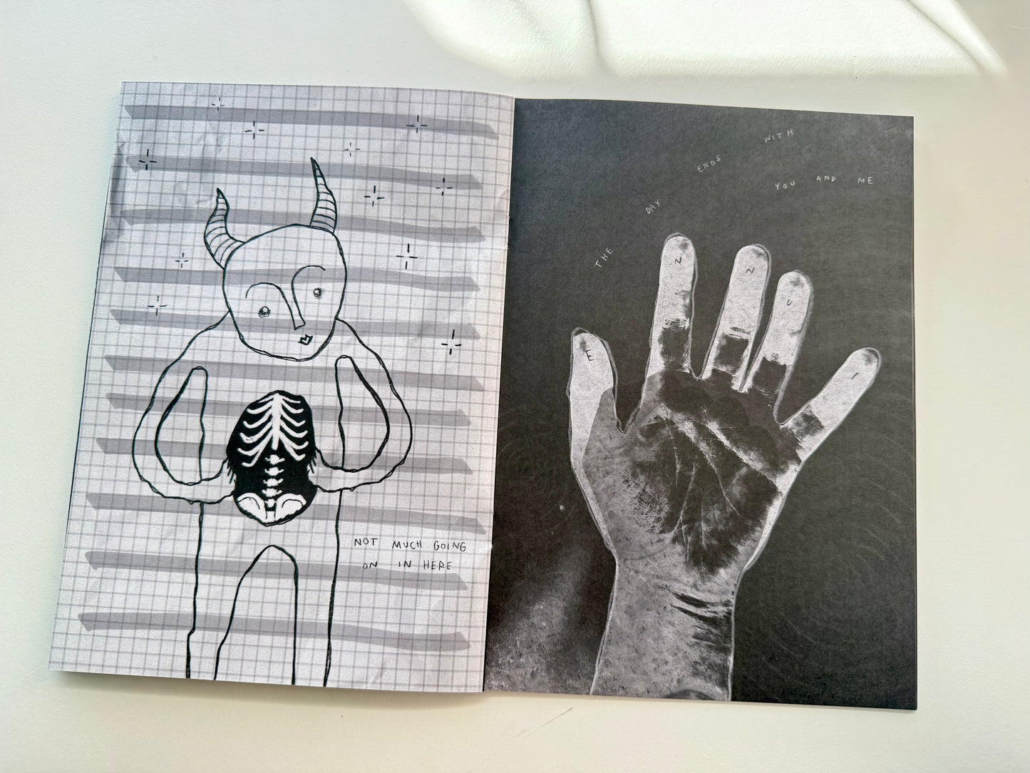 The Space Inbetween - Art Book Zine