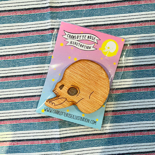 original handmade wooden brooch from charlotte rose
