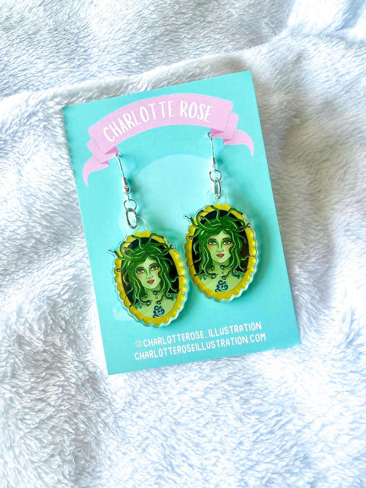 Original Medusa Earrings by Charlotte Rose
