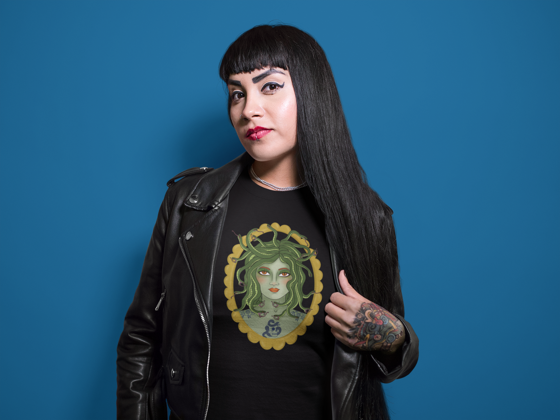 original unisex medusa tshirt by charlotte rose