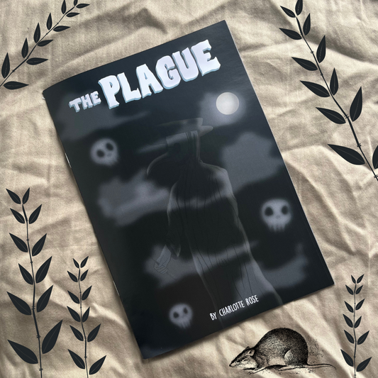 original educational zine about the plague black death by charlotte rose