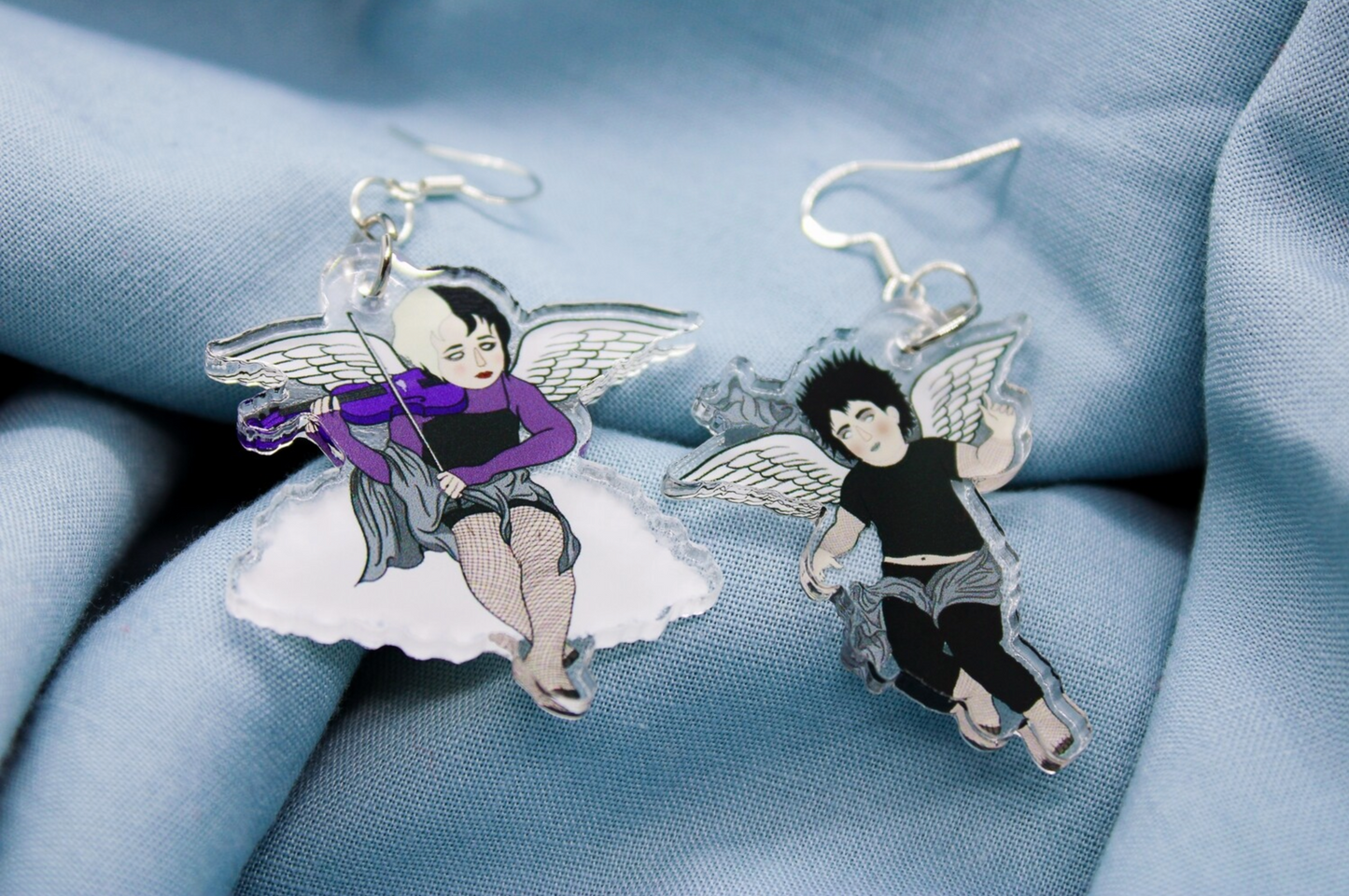 original gothic cherubs earrings from charlotte rose