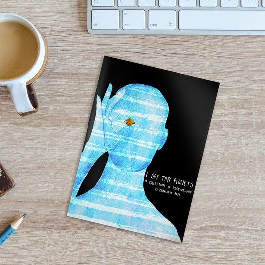 original psychedelic art book space zine from charlotte rose