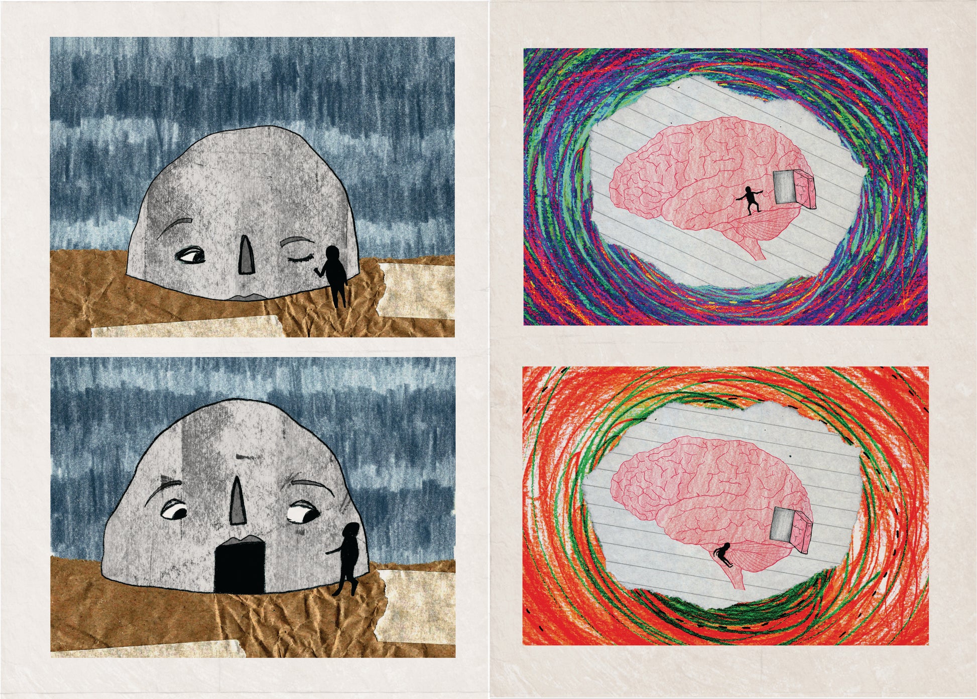 original silent comic zine from charlotte rose