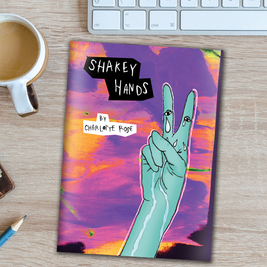 original art book art zine from charlotte rose mental health