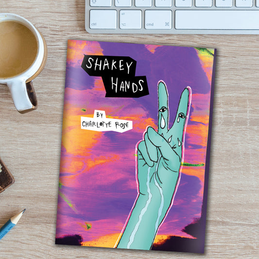 original art book art zine from charlotte rose mental health