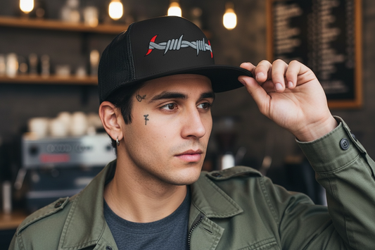 Barbed Wire Trucker Cap