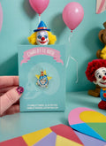 Clown Girl Pin Badge