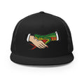 original snake handshake trucker cap snapback hat by charlotte rose