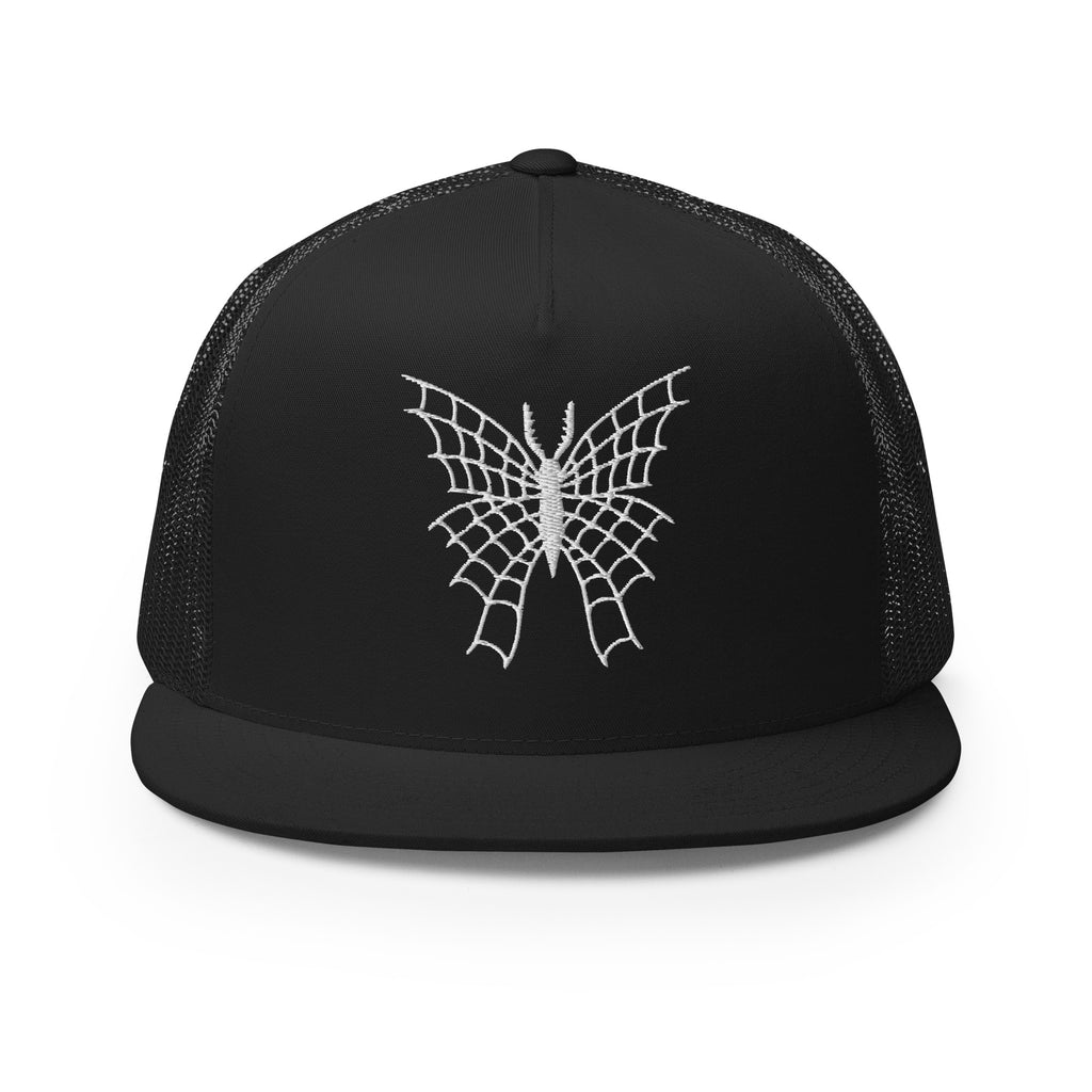original spiderweb cobweb butterfly trucker cap snapback hat by charlotte rose