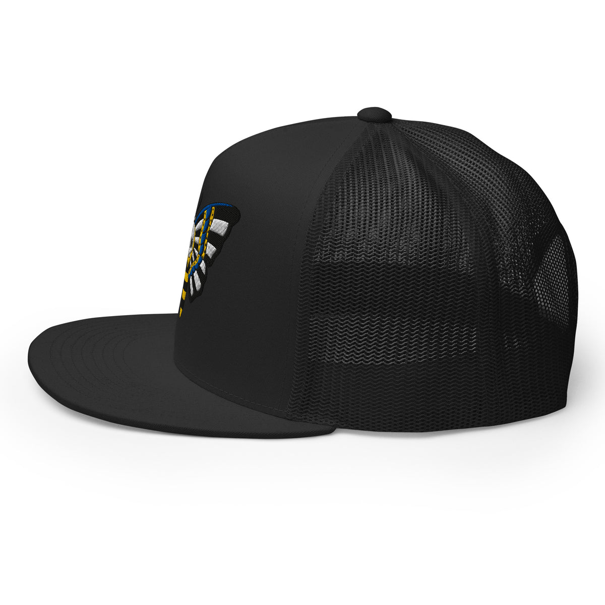 original death head hawkmoth trucker cap snapback hat by charlotte rose