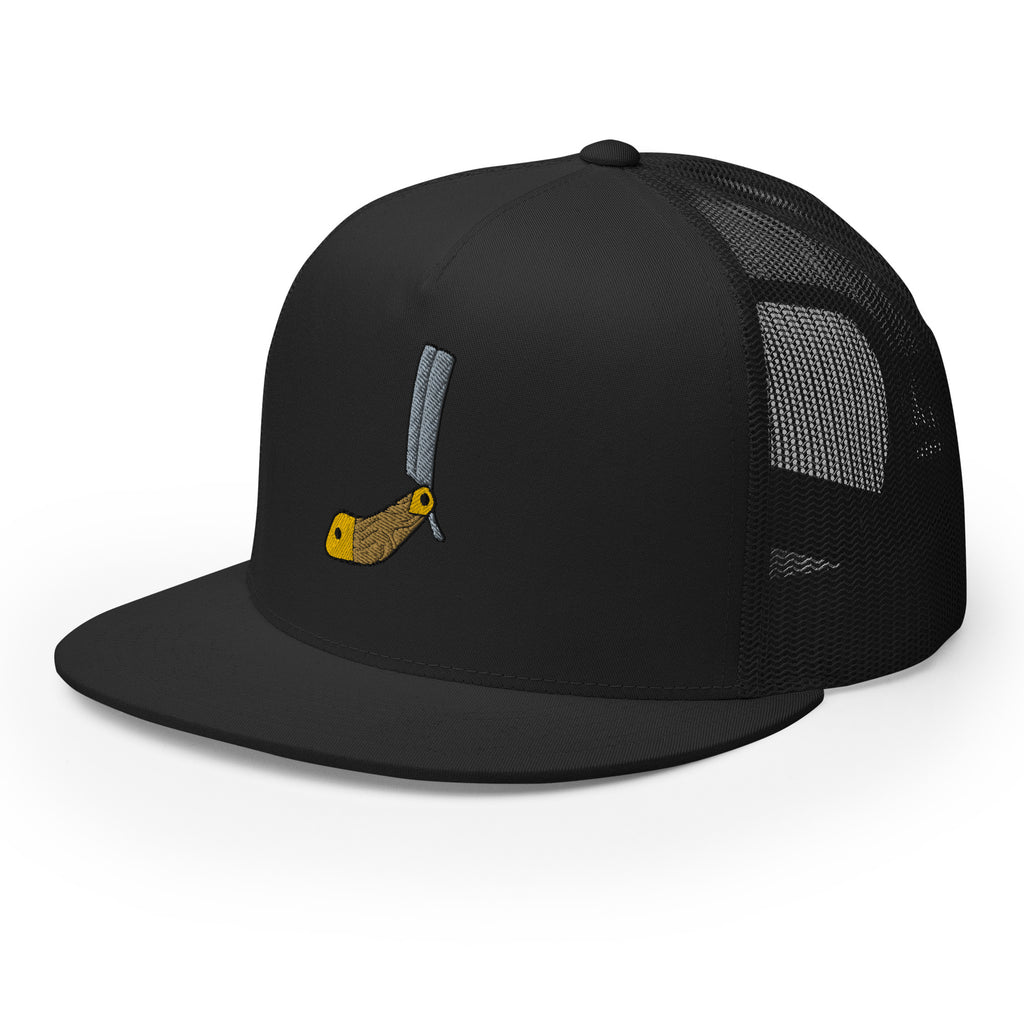 original cut throat razor trucker cap snapback hat by charlotte rose