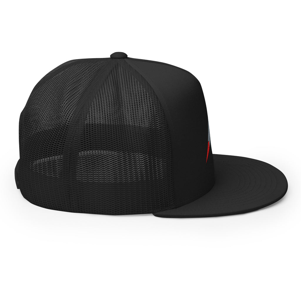 original dagger embroidered trucker cap snapback hat by charlotte rose