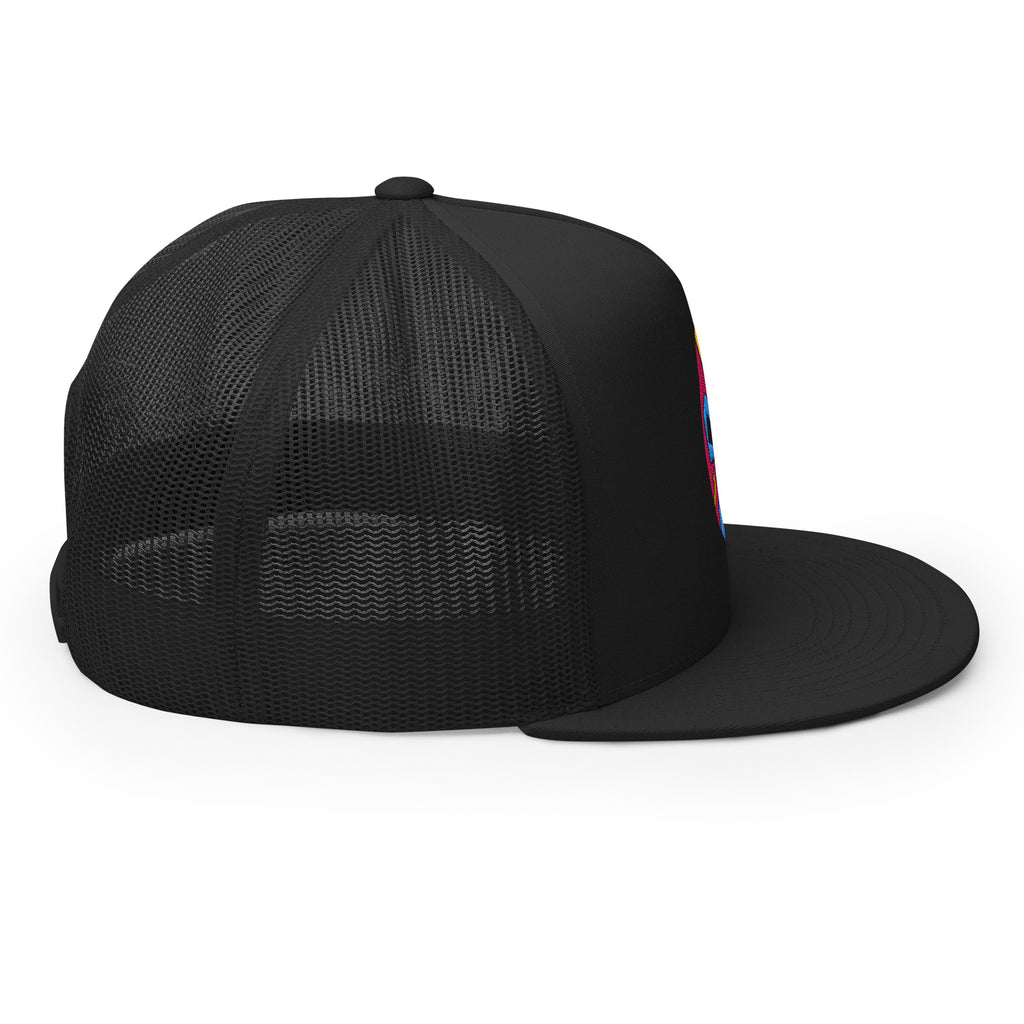 original luchador mask lucha libre trucker cap snapback hat by charlotte rose