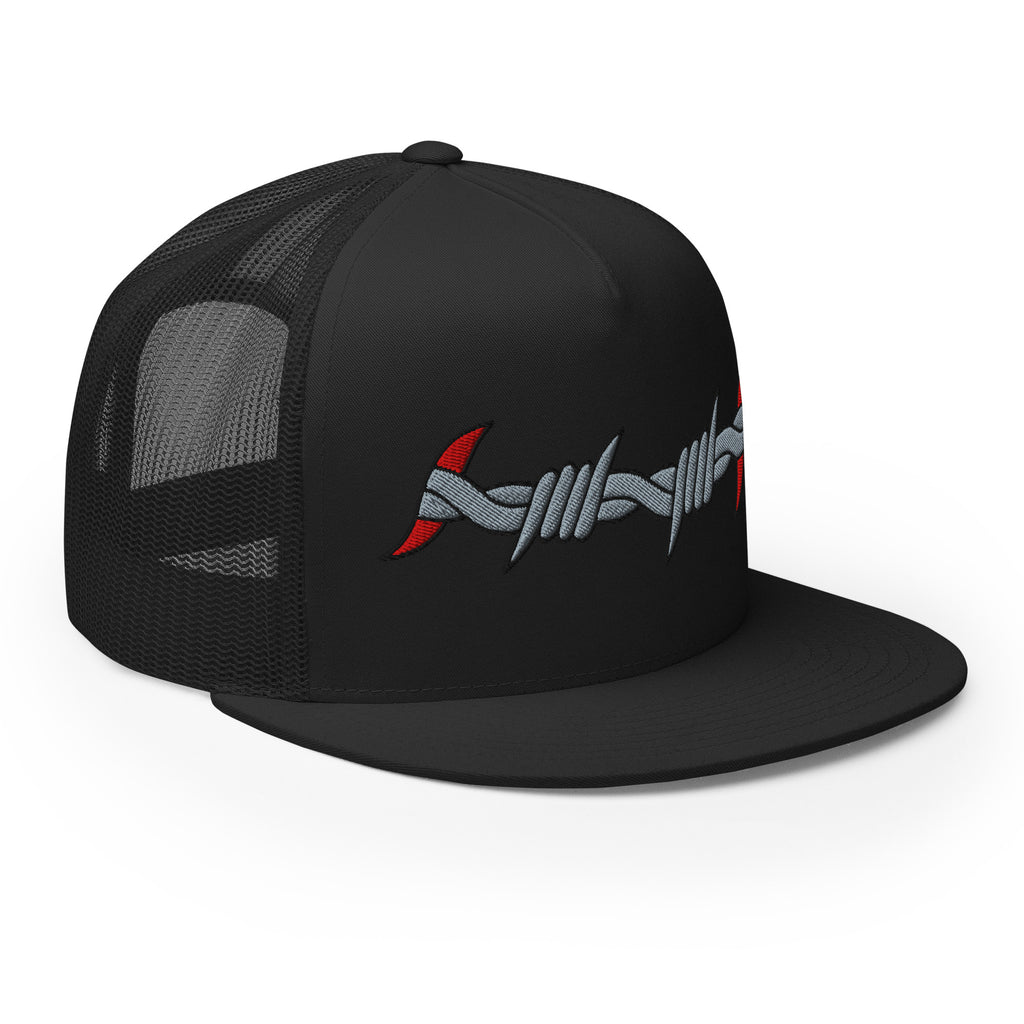 original barbed wire trucker cap snapback hat by charlotte rose