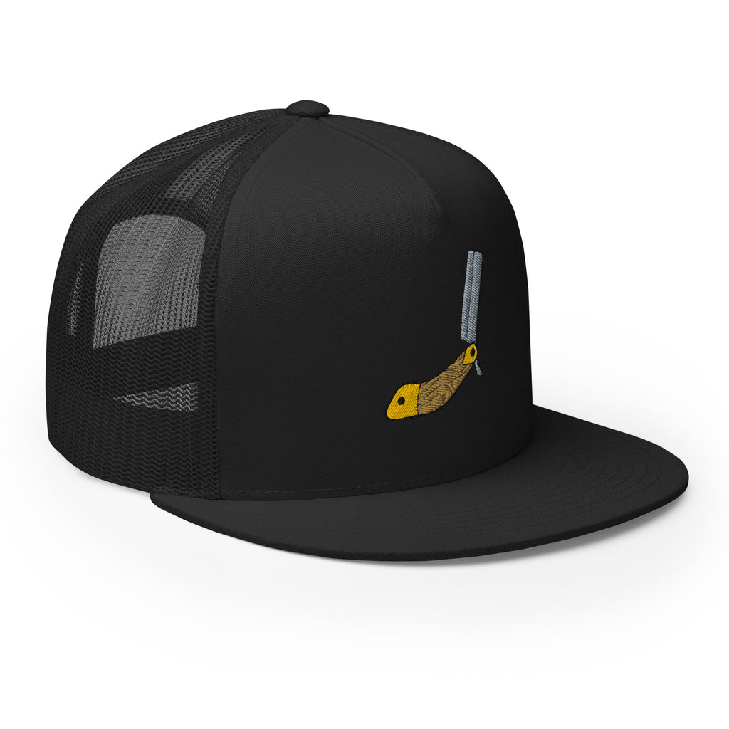 original cut throat razor trucker cap snapback hat by charlotte rose