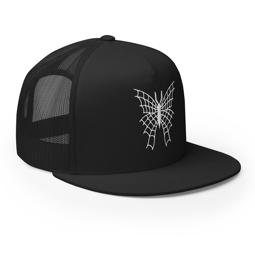 original spiderweb cobweb butterfly trucker cap snapback hat by charlotte rose