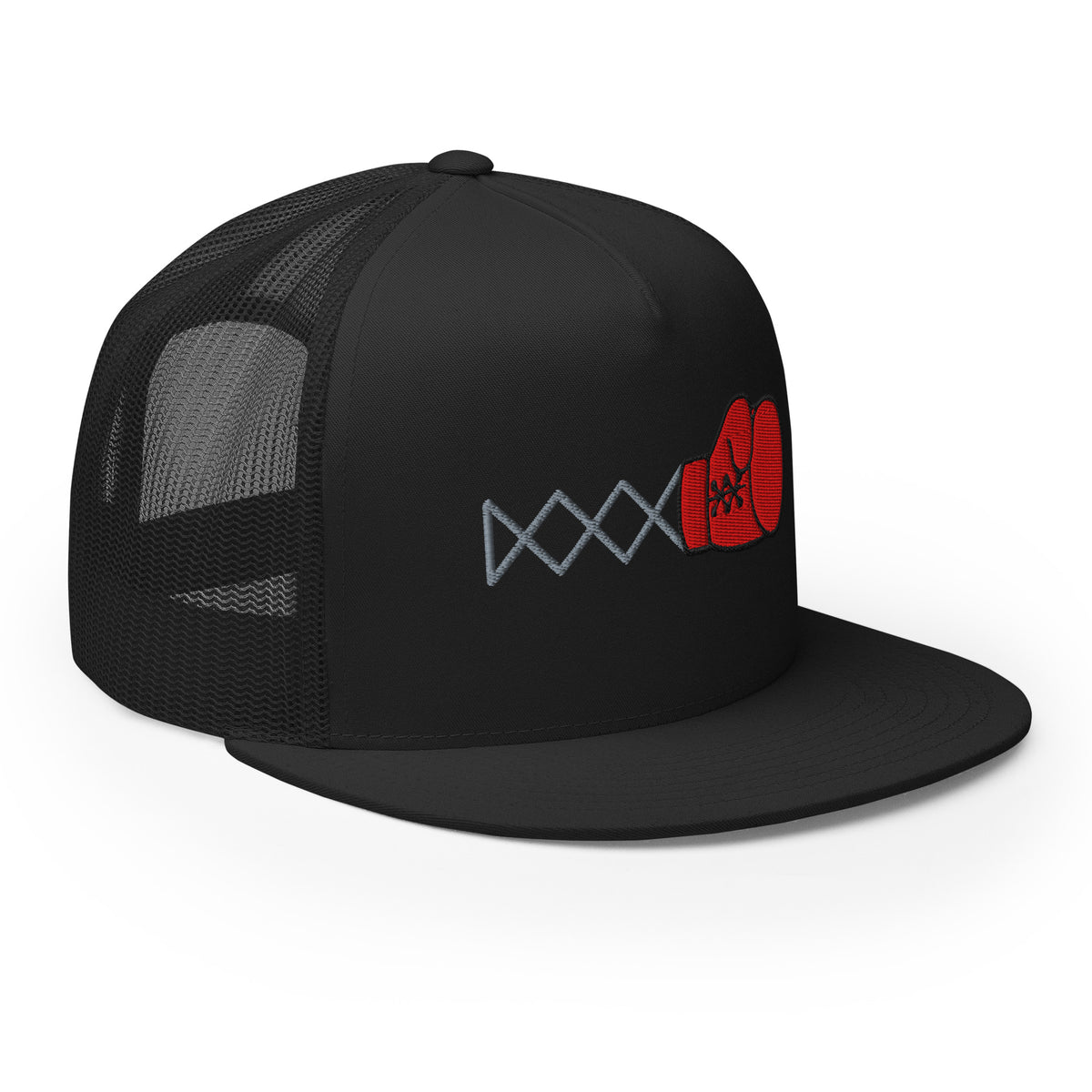original spring loaded boxing glove trucker cap snapback hat by charlotte rose
