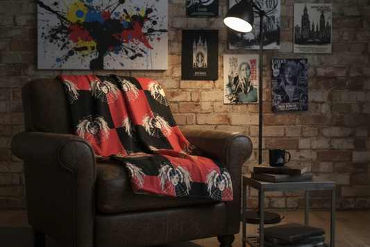 Spider Lady Throw Blanket