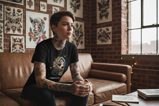 Astronaut Lady Unisex tee