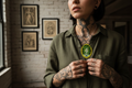 Medusa Cameo Necklace