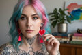 Nipple Tassel earrings