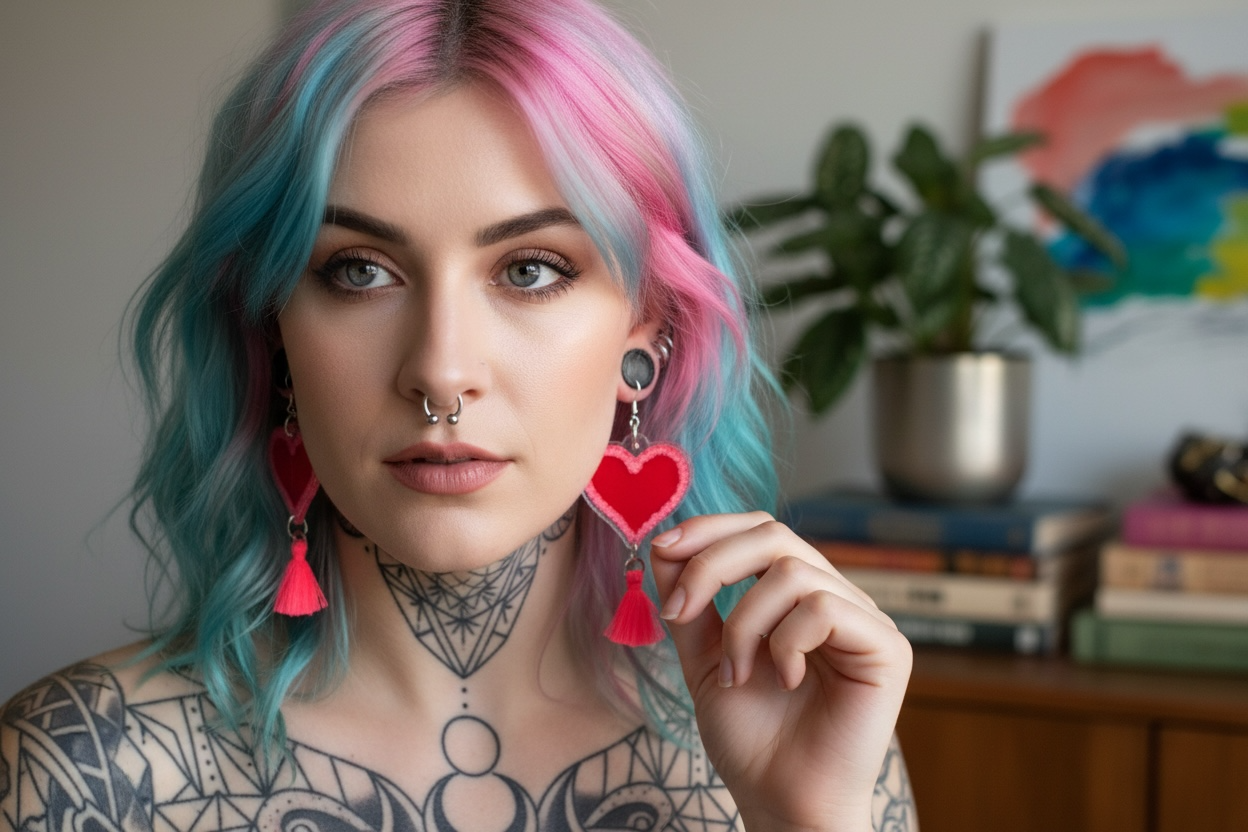 Nipple Tassel earrings