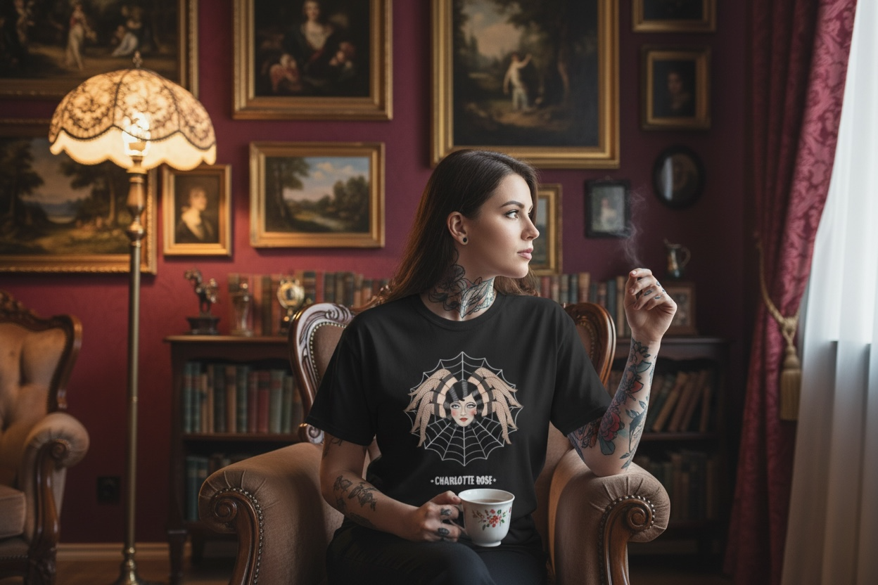 Spider Ladyface Unisex Tee