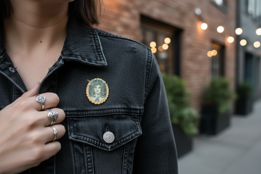 Medusa Pin Badge