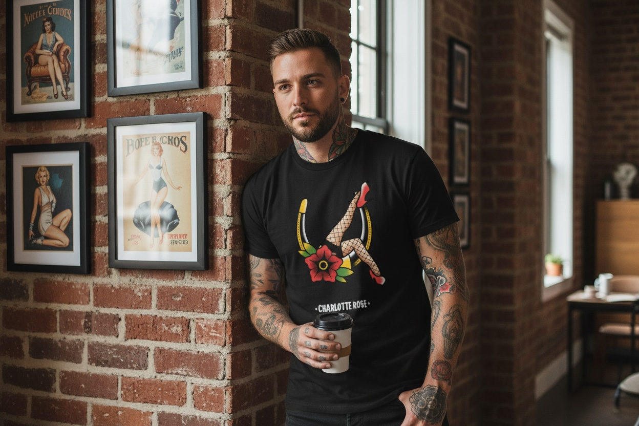 Pin Up Horseshoe Unisex Tee