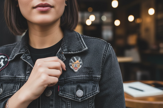 Tiger Lady Pin Badge