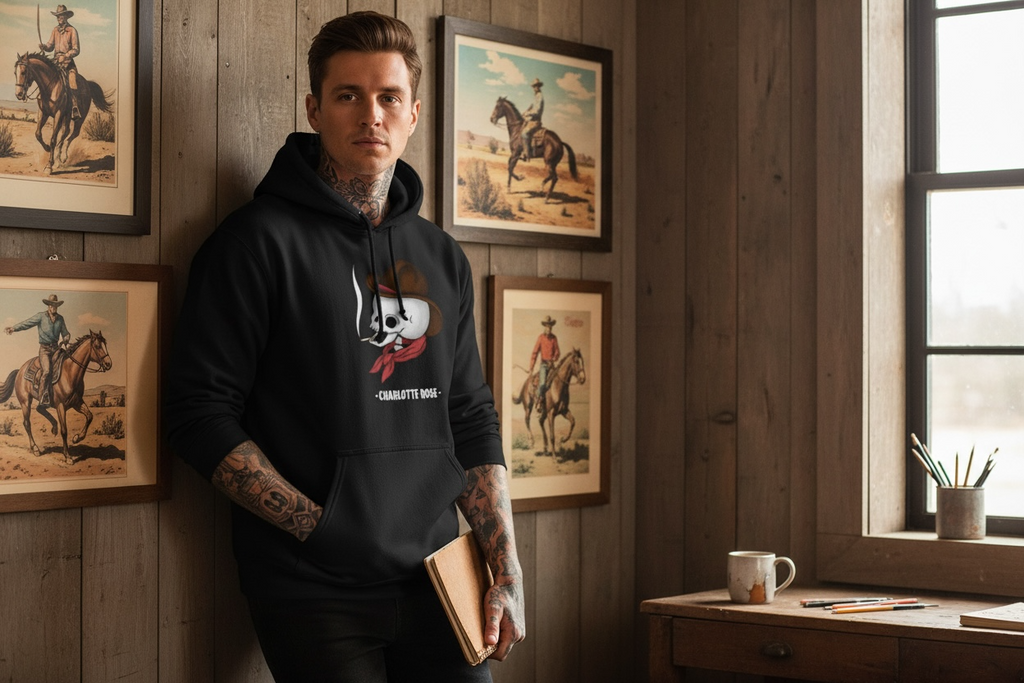 Smoking Skull Unisex Hoodie