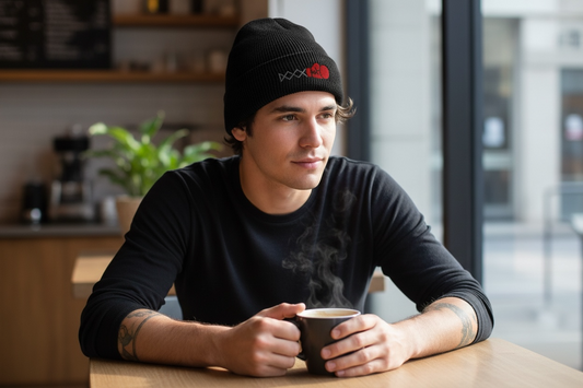 Spring Loaded Boxing Glove Embroidered Beanie