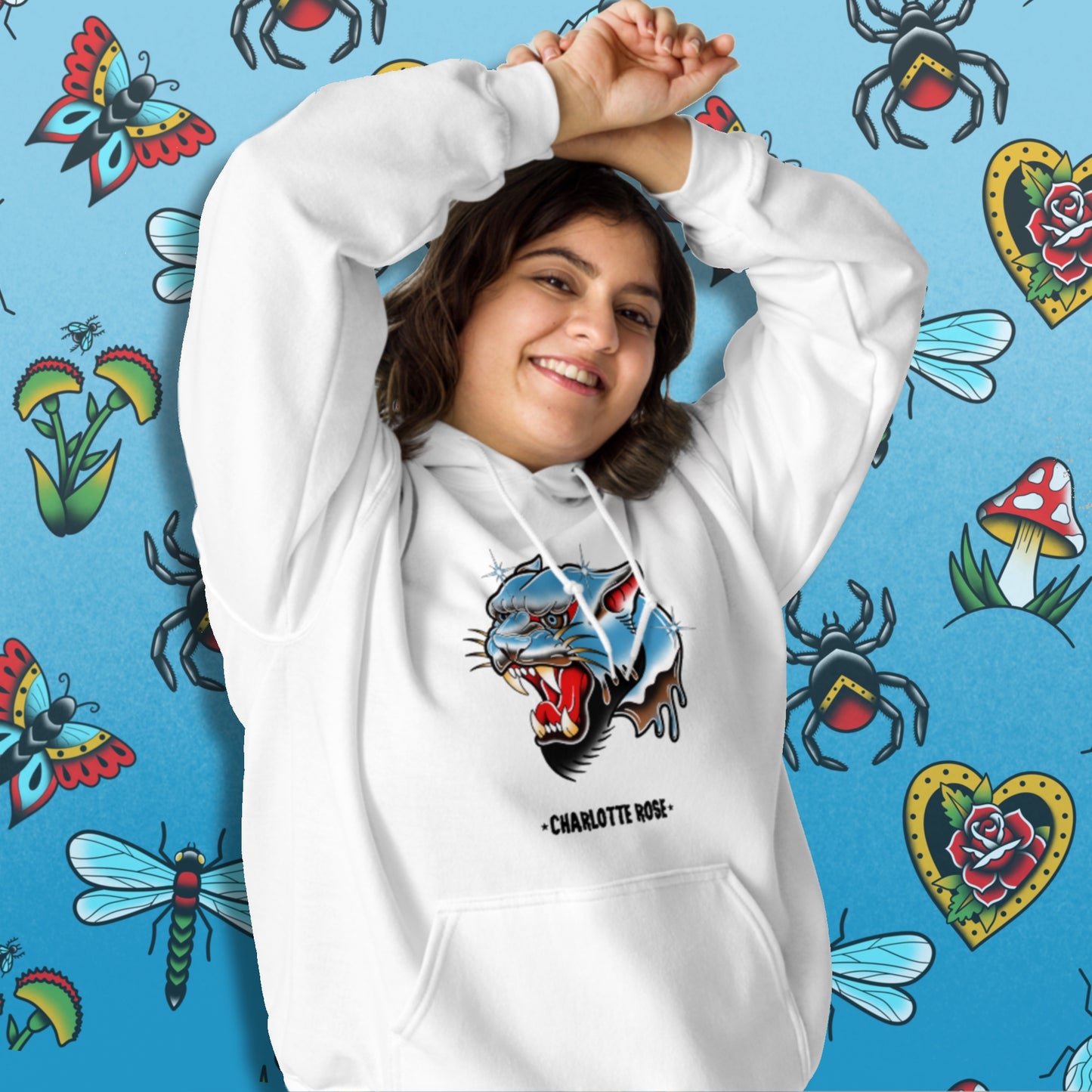 Chrome Panther Unisex Hoodie