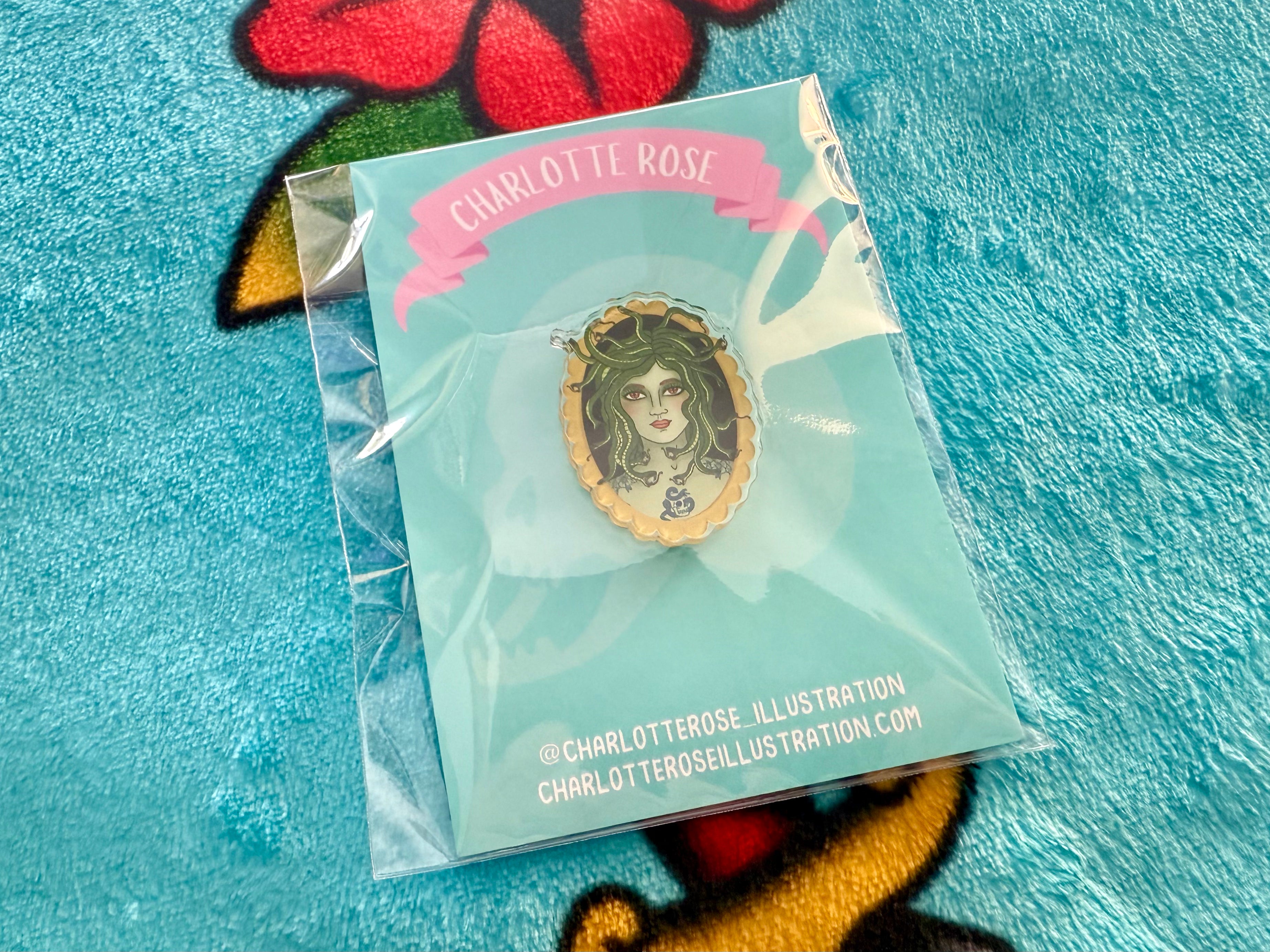 Medusa Pin Badge