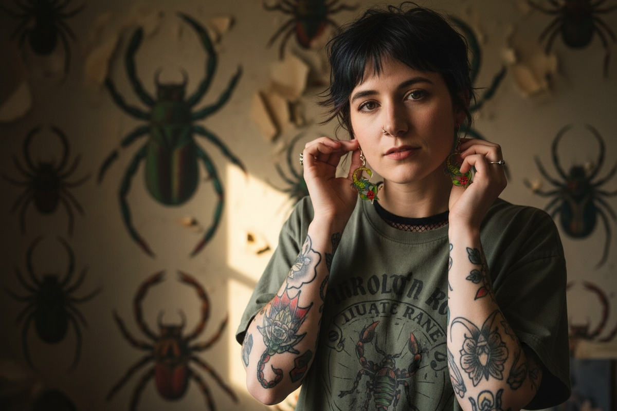 Scorpion earrings