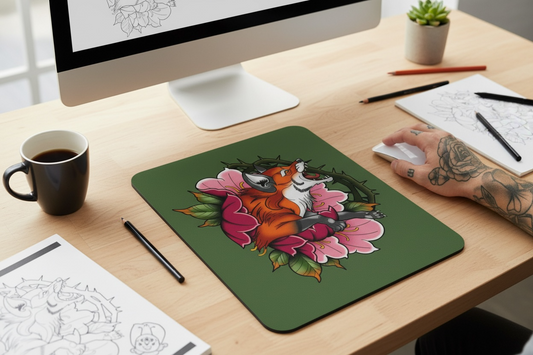 Fox Mouse pad