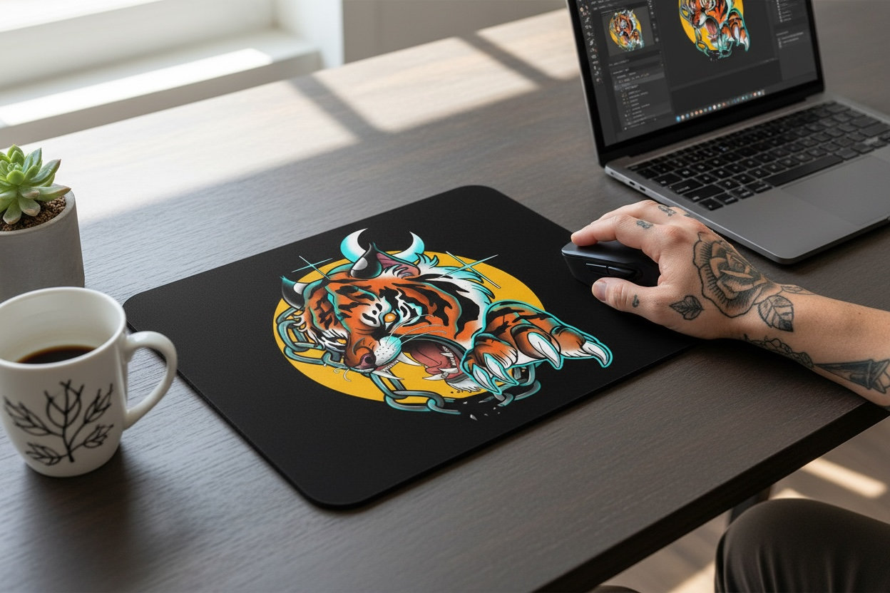 Tiger Mouse pad