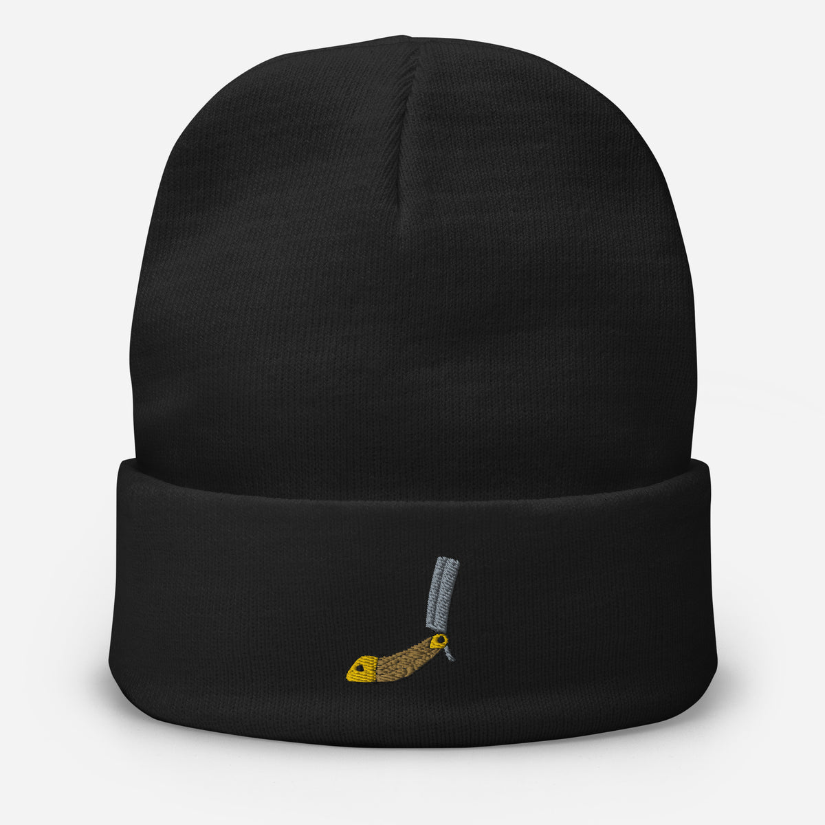 original cut throat embroidered beanie hat from charlotte rose