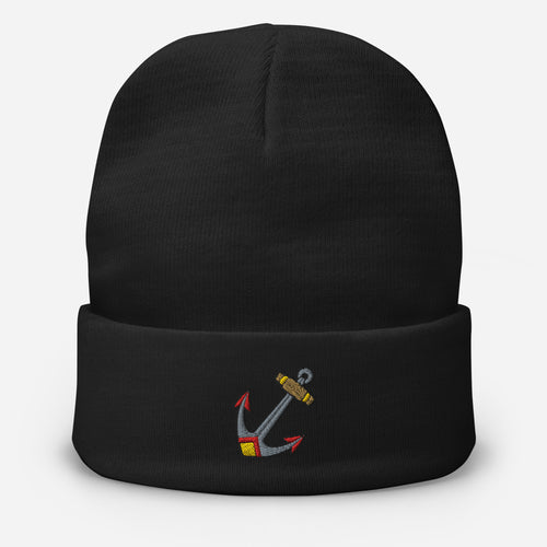 original anchor beanie hat from charlotte rose