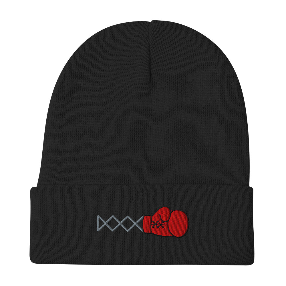 original spring loaded boxing glove beanie hat by charlotte rose