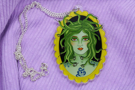 original medusa cameo necklace from charlotte rose