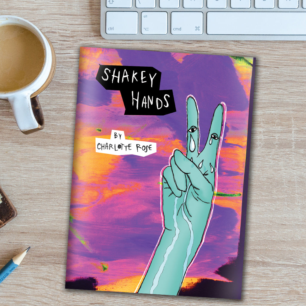 original art book art zine from charlotte rose mental health