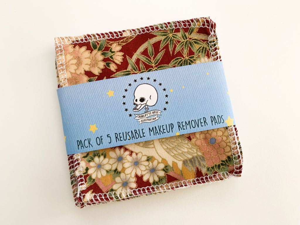 original handmade eco make up remover pads by charlotte rose